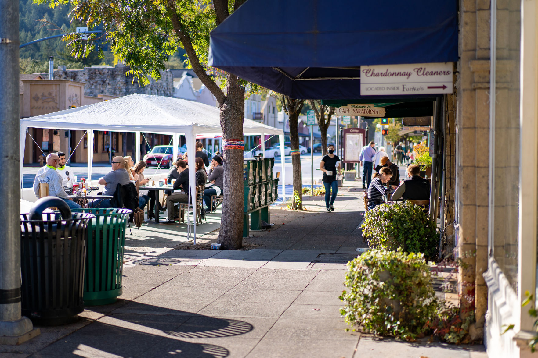Calistoga outdoor dining